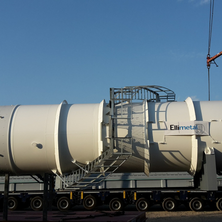 Vacuum column sideview