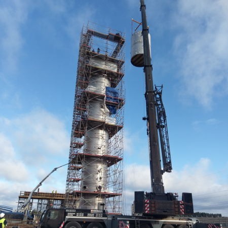 Lifting the upper part